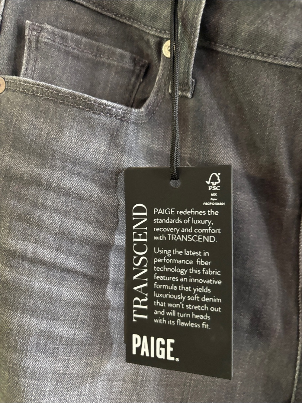 Paige jeans Lavender Light Purple Quarter-Zip Pullover all birds and Kate bag - Picture 5 of 7